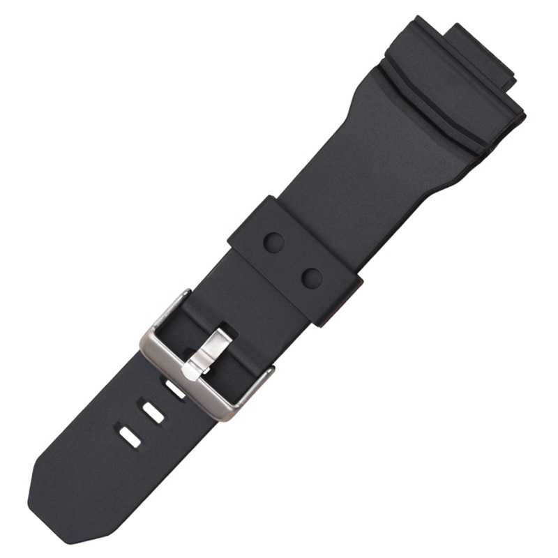 Zamjenski remen G-Shock, kompatibilan s GA-150/200/300; TPU traka, kopča od nehrđajućeg čelika, debljina 2,5 mm