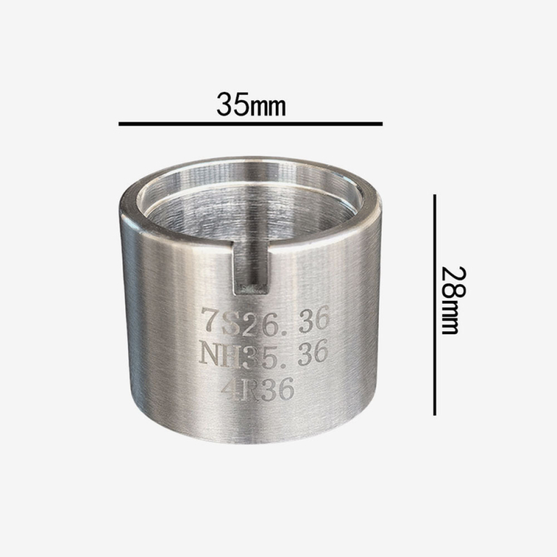 Εργαλείο επισκευής ρολογιών – βάση κίνησης από ανοξείδωτο ατσάλι, σταθερό κάθισμα, συμβατό με Seiko SKX007, NH35, 7S26, 7S36, 4R