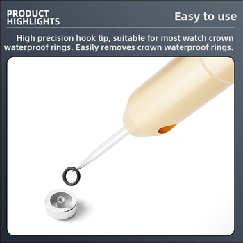 Εργαλείο επισκευής ρολογιών — Haoda ατσάλινος εξαγωγέας O-δακτυλίου σφραγίδας για το πίσω κάλυμμα, 1 σετ, εργαλεία ρολογιών