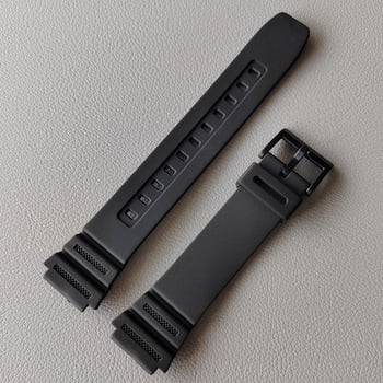 Ремък за часовник 18 мм, гумен, съвместим с AE1200 и G-Shock цифров часовник (малък квадрат) – без марка, Зима 2023, универсален стил