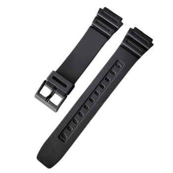 Ремък за часовник 18 мм, гумен, съвместим с AE1200 и G-Shock цифров часовник (малък квадрат) – без марка, Зима 2023, универсален стил