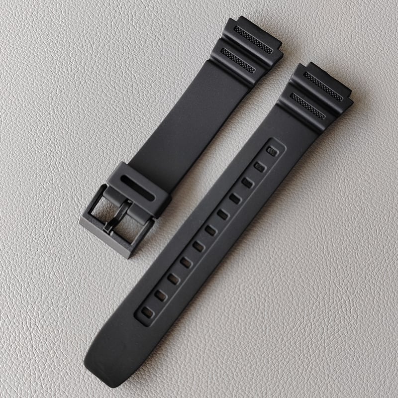 Brățară de ceas din cauciuc 18 mm, compatibilă cu AE1200 și ceas G-Shock Digital (patrat mic) – fără marcă, sezon iarnă 2023, versatil