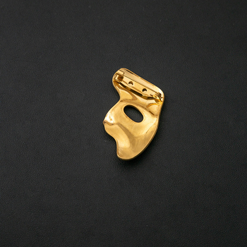 Brooch: κράμα ψευδάργύρου, ηλεκτροπλατίωση, unisex, ρετρό μοτίβο με μάσκα για κομψό σακάκι
