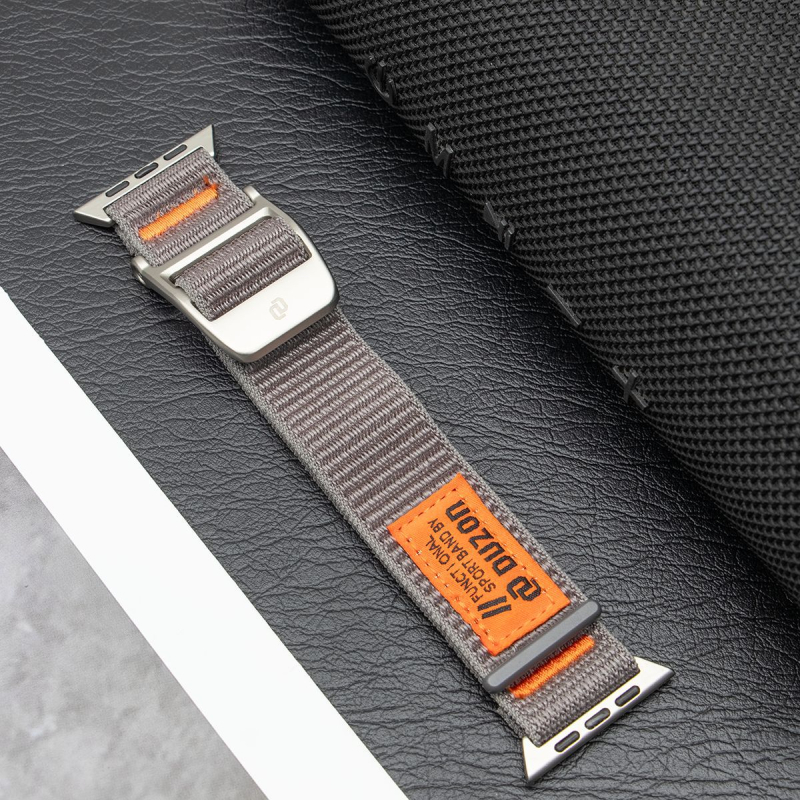 Curea Velcro din nailon pentru Apple Watch Ultra2, împletitură din nailon, 70 g, dimensiuni ale interfeței personalizate