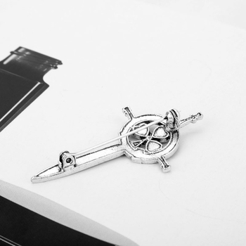 Καρφίτσα Κέλτικος Κόμβος από κράμα, unisex, φινίρισμα με επίστρωση λαδιού, Μοντέλο XZ-092, προέλευση Yiwu