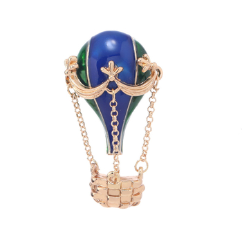 Κράμα καρφίτσα με μπαλόνι θερμού αέρα, λογοτεχνικό ρετρό ύφος, unisex διακοσμητικό pin, Άνοιξη 2025