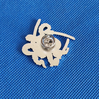 Octopus Samurai Cartoon Brooch — Κράμα, Ηλεκτροχρωματισμένο, Unisex Διακόσμηση