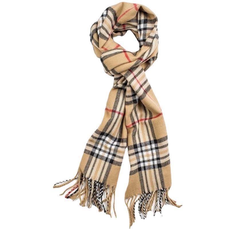 Șal cu construcție warp-knit, cald pentru patru sezoane, minimalist, casual, de afaceri și versatil