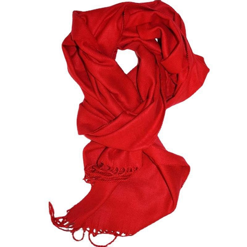 Șal cu construcție warp-knit, cald pentru patru sezoane, minimalist, casual, de afaceri și versatil