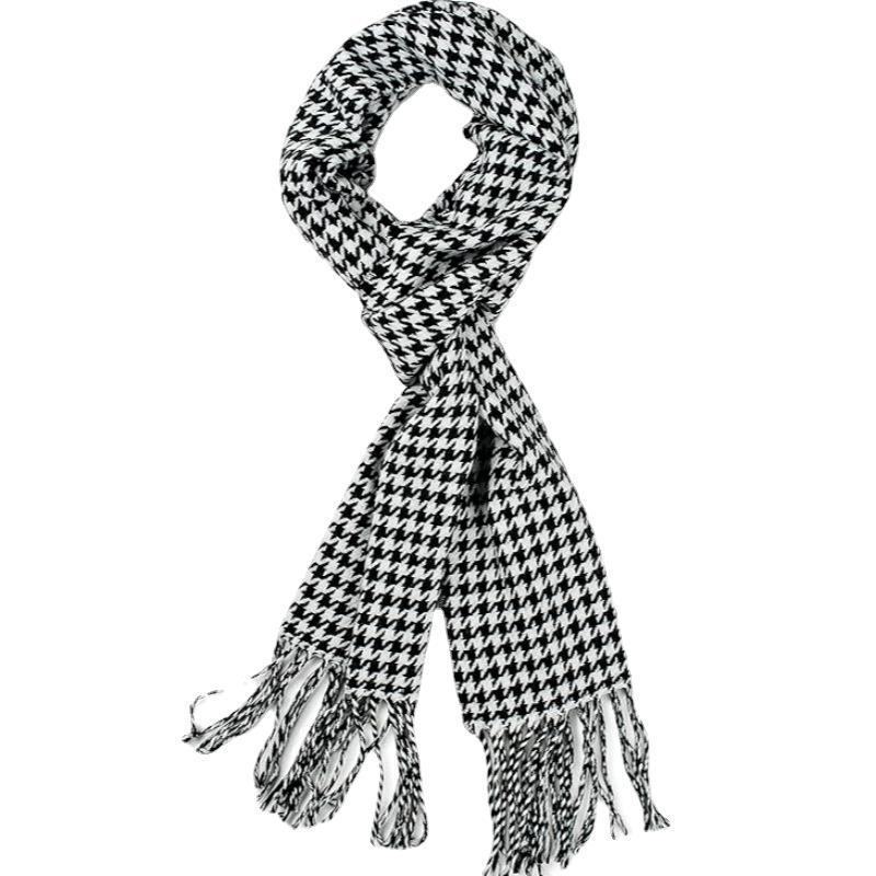 Șal cu construcție warp-knit, cald pentru patru sezoane, minimalist, casual, de afaceri și versatil