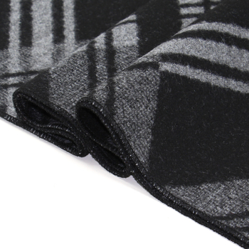 Muški zimski šal: jacquard karirani uzorak • jednostavna tkanina • viskoza • toplo • podrijetlo Shaoxing