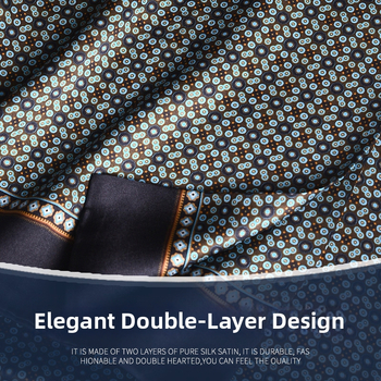 Ανδρικό φουλάρι από μεταξί Mulberry, μακρύ, με απλή ύφανση, μοντέρνο καθημερινό στυλ, Άνοιξη 2025