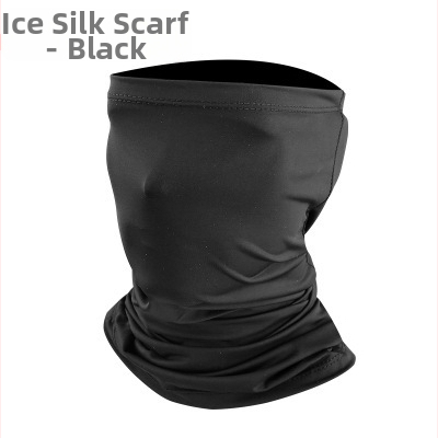 Κασκόλ κεφαλής από μετάξι πάγου με προστασία από τον ήλιο, κουκούλα με αυτιά και μάσκα ποδηλάτου – Unisex, WOTI