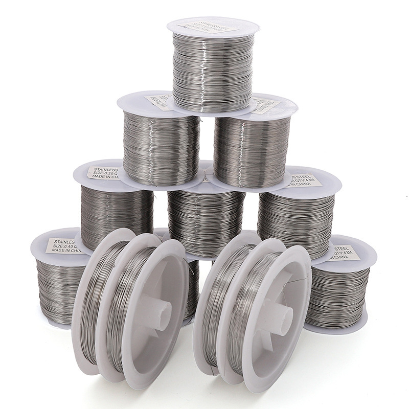 Set sârmă pentru mărgele – sârmă din oțel moale 0.2–0.6 mm pentru DIY mărgele, primăvara 2021