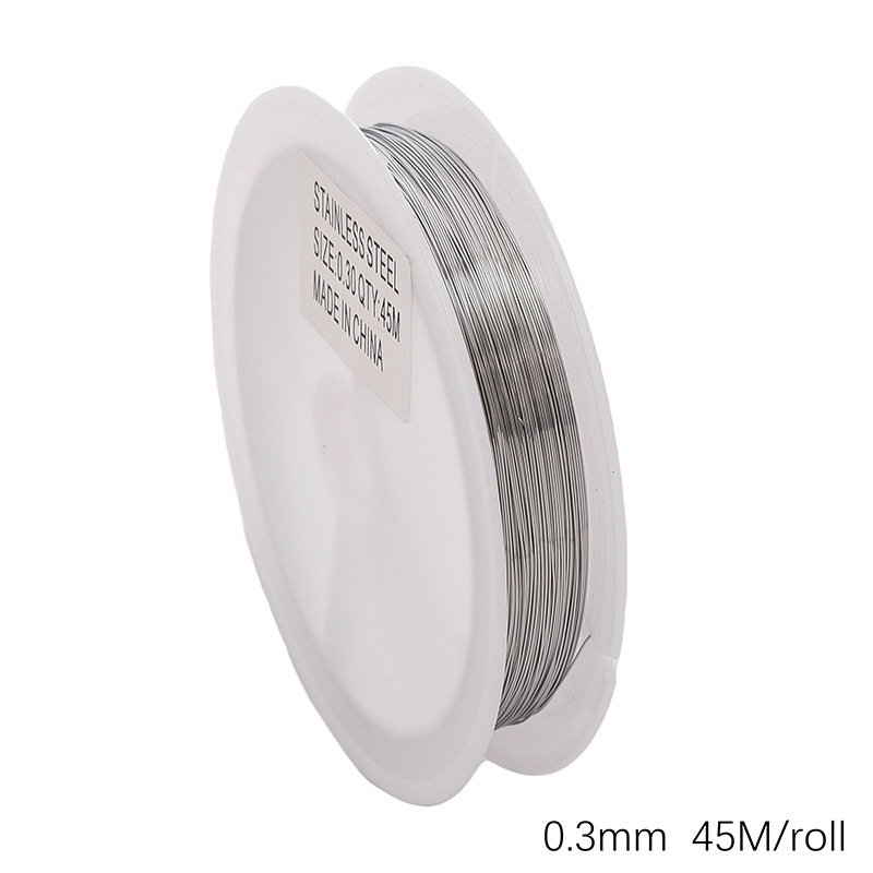 Set sârmă pentru mărgele – sârmă din oțel moale 0.2–0.6 mm pentru DIY mărgele, primăvara 2021