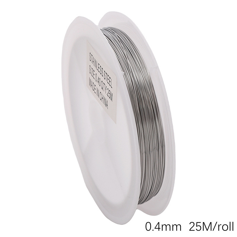 Set sârmă pentru mărgele – sârmă din oțel moale 0.2–0.6 mm pentru DIY mărgele, primăvara 2021