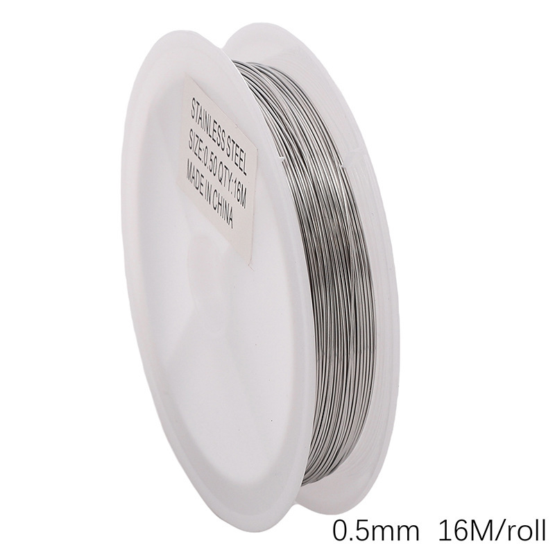 Set sârmă pentru mărgele – sârmă din oțel moale 0.2–0.6 mm pentru DIY mărgele, primăvara 2021
