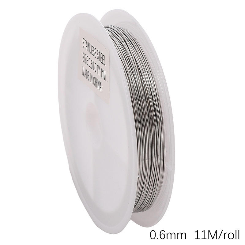 Set sârmă pentru mărgele – sârmă din oțel moale 0.2–0.6 mm pentru DIY mărgele, primăvara 2021