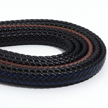 Hanrong PU Δέρμα Υφαντό Πλεκτή Λωρίδα για Ζώνη, Κλιπ Κλειδιών & Λουρί Τσάντας, Original Design, Μεσαίο Μέγεθος
