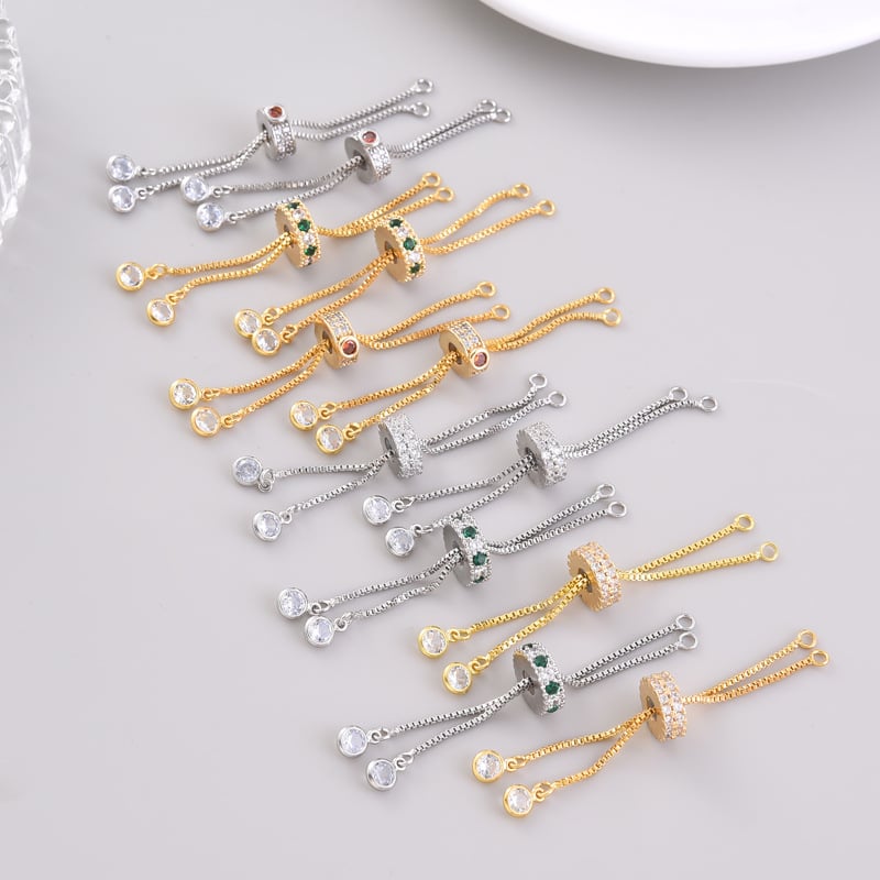 Lanț de extindere pentru bijuterii DIY pentru colier cu perle – cupru, placare electrolitică, design original, model retro