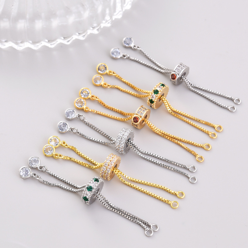 Lanț de extindere pentru bijuterii DIY pentru colier cu perle – cupru, placare electrolitică, design original, model retro