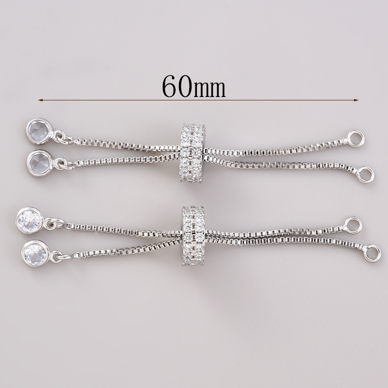 Lanț de extindere pentru bijuterii DIY pentru colier cu perle – cupru, placare electrolitică, design original, model retro