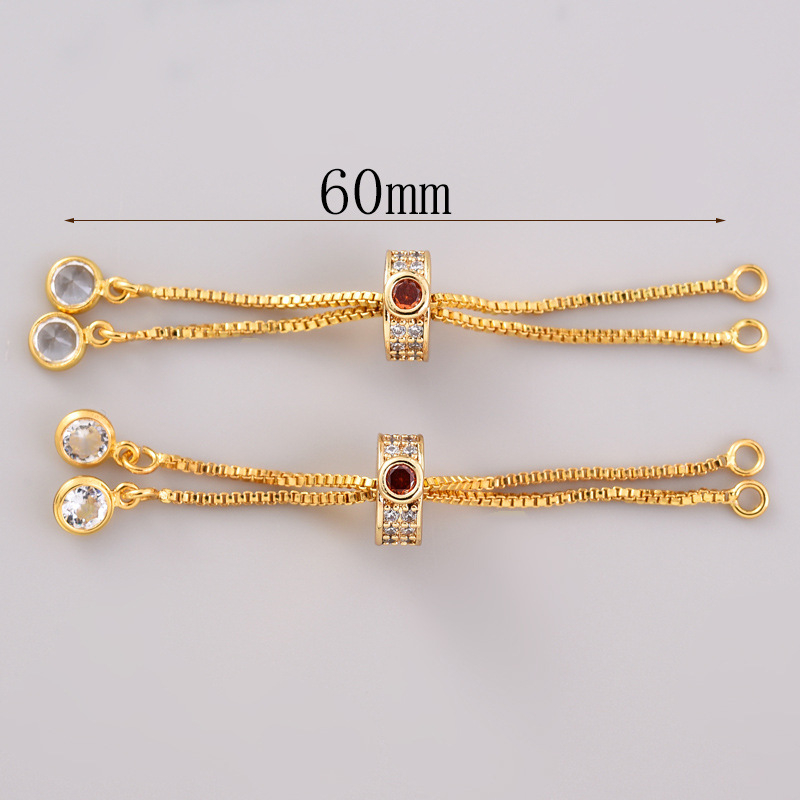 Lanț de extindere pentru bijuterii DIY pentru colier cu perle – cupru, placare electrolitică, design original, model retro