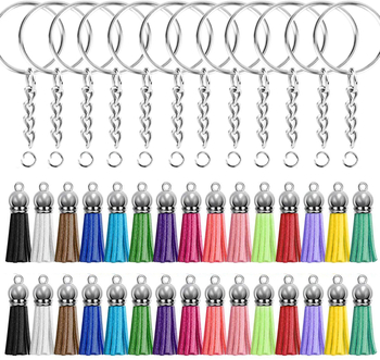 Set breloc cu ciucuri pentru mașină și geantă, din metal, placare electrolitică, model Lacăt/Kljú, stil retro artistic