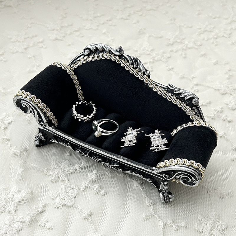 Modelio formos papuošalų laikiklis, dviejų sluoksnių, geležies medžiaga, nordiško stiliaus, skirtas grandinėms ir apyrankėms