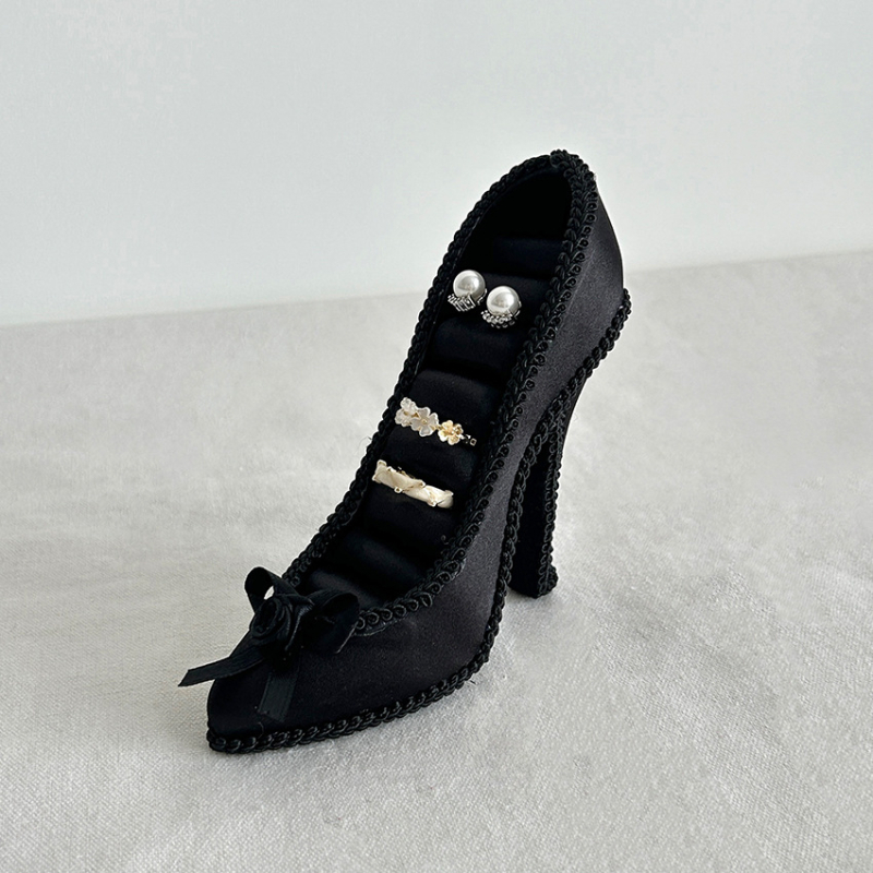 Modelio formos papuošalų laikiklis, dviejų sluoksnių, geležies medžiaga, nordiško stiliaus, skirtas grandinėms ir apyrankėms