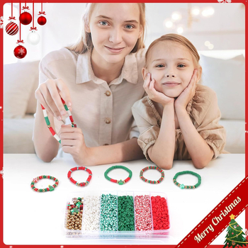 Набор спейсъри за мъниста от полимерна глина за DIY бижута, обработка със спрей масло, лято 2024