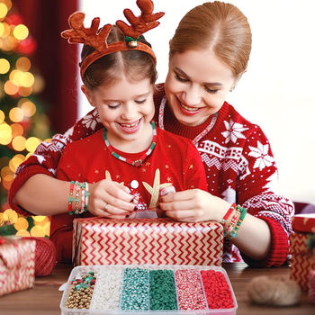 Набор спейсъри за мъниста от полимерна глина за DIY бижута, обработка със спрей масло, лято 2024