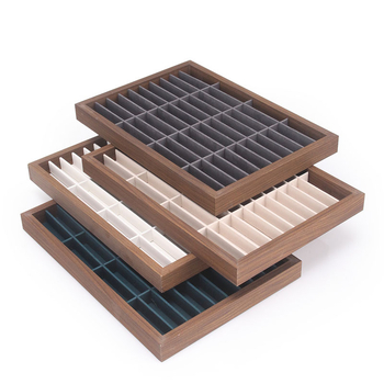 Δίσκος προβολής βραχιολιών από PVC, ορθογώνιος, μονόστρωτος, πολυτελής οργανωτής κοσμημάτων