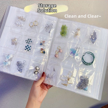 Βιβλίο αποθήκευσης κοσμημάτων, PP υλικό, 8+ στρώσεις, επιτραπέζιος οργανωτής, πολυλειτουργικό, προστασία από σκόνη και υγρασία, αντιοξείδωση