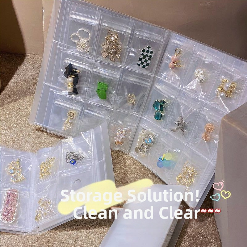 Книга за съхранение на бижута, PP материал, 8+ слоя, настолен организатор, многофункционална, прахоустойчива, влагоустойчива, против окисление