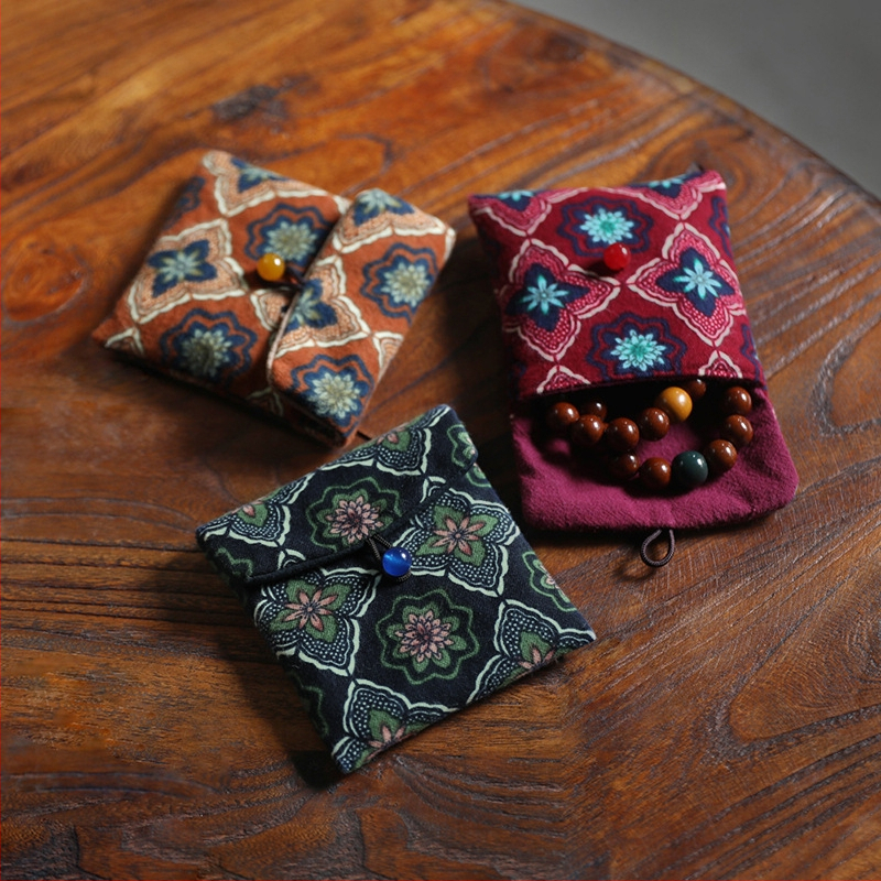 Erya Wenwan чанта за бижута – персонализируема чанта за съхранение на мъниста и гривни, Jingdezhen произход, 30 g