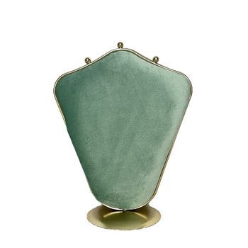 Σταντ προβολής κοσμημάτων με βελούδινο περίβλημα, ξύλινο κάλυμμα με ύφασμα, πρώτο επίπεδο, κατασκευή με ραφή, υψηλής ποιότητας εμφάνιση