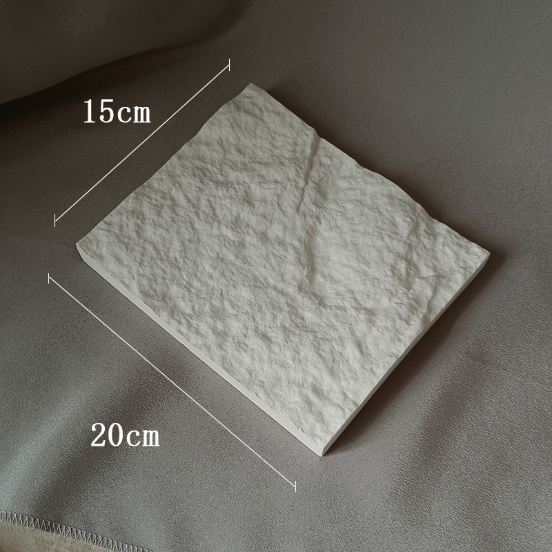 Φωτογραφικό αξεσουάρ για κοσμήματα – πλάκα με υφή γύψου και μοτίβο λίθου, vintage στυλ