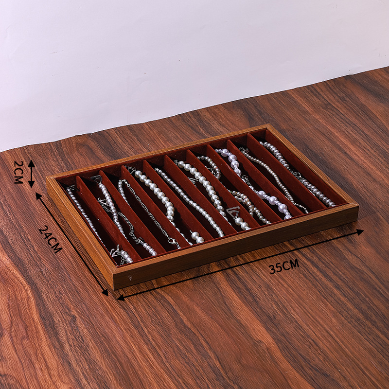 Δίσκος προβολής κολιέ – φλανελ παλέτα αποθήκευσης, Benya, ένα επίπεδο, καλλιτεχνικό στυλ