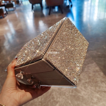 Κουτί αποθήκευσης κοσμημάτων με συρτάρι – ανθεκτικό στη σκόνη, υλικό: χαρτί, στυλ: αγροτικό, κατάλληλο για κοσμήματα, μη εισαγόμενο