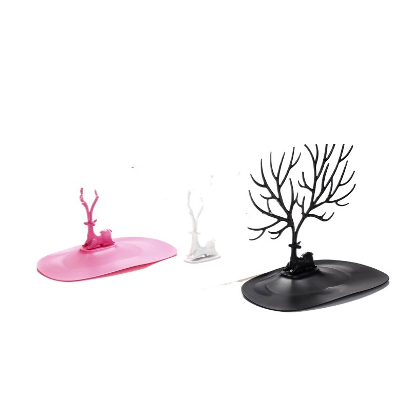 Βάση επίδειξης κοσμημάτων: στήριγμα κολιέ, ράφι για σκουλαρίκια και αποθήκευση βραχιολιών