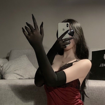 Γάντια χωρίς ραφές από ice silk, Ultra-Thin, πέντε δάχτυλα, διαφανή τελετουργικά γάντια, βισκόζη