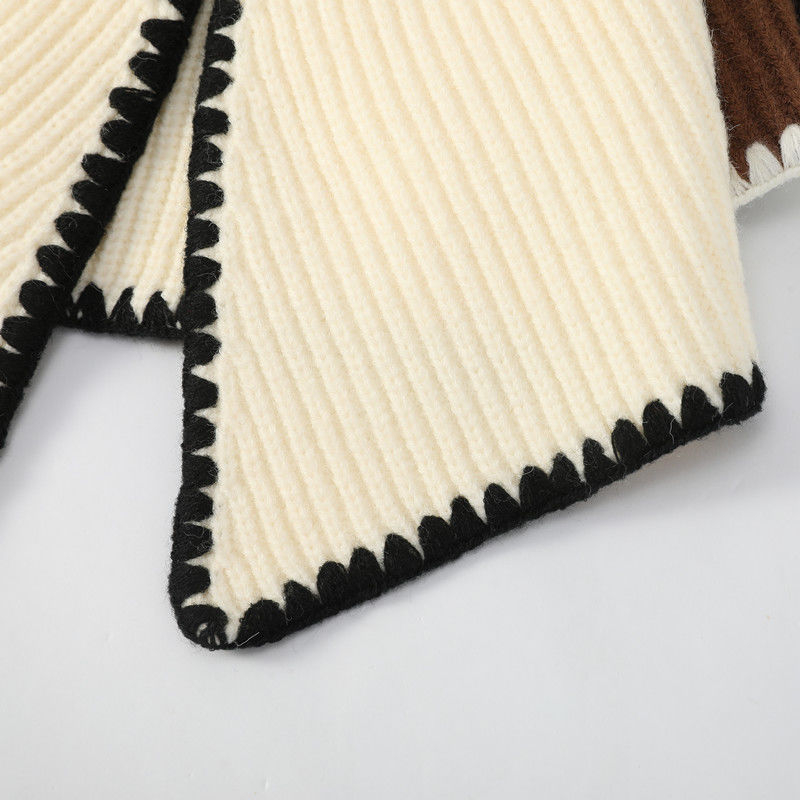 Shatoman Παιδικό μπουφάν με αποσπώμενο τετράγωνο γιακά με ριβέ ύφανση, δυτικού στιλ, ζεστό διακοσμητικό εξωτερικό ένδυμα • Πολυεστέρας • Άνοιξη 2025