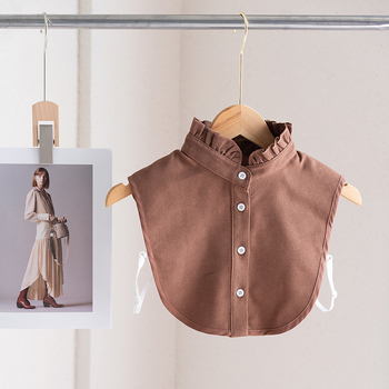 Γυναικείο ψεύτικο κολάρο, Κορεατικό στυλ, Φθινόπωρο 2023, Μονόχρωμο, Πολυεστερικό νήμα, Πολυεστερική επένδυση, Σχεδιασμένο για όλες τις εμφανίσεις