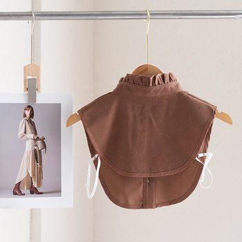 Γυναικείο ψεύτικο κολάρο, Κορεατικό στυλ, Φθινόπωρο 2023, Μονόχρωμο, Πολυεστερικό νήμα, Πολυεστερική επένδυση, Σχεδιασμένο για όλες τις εμφανίσεις