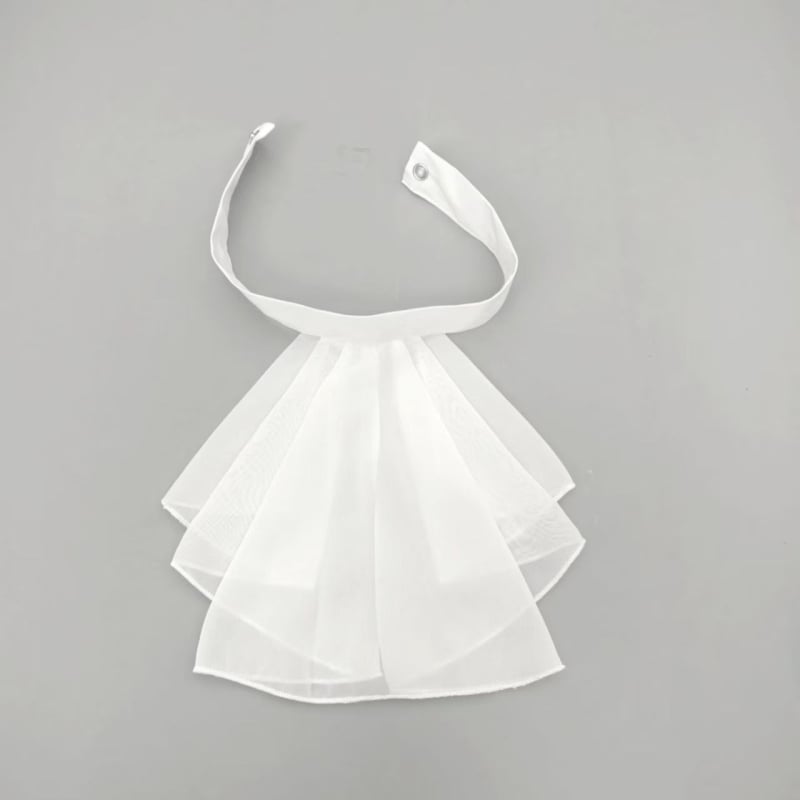 Chiffon Lolita cosplay ovratnik, palać stil, V-izrez, proljeće 2025