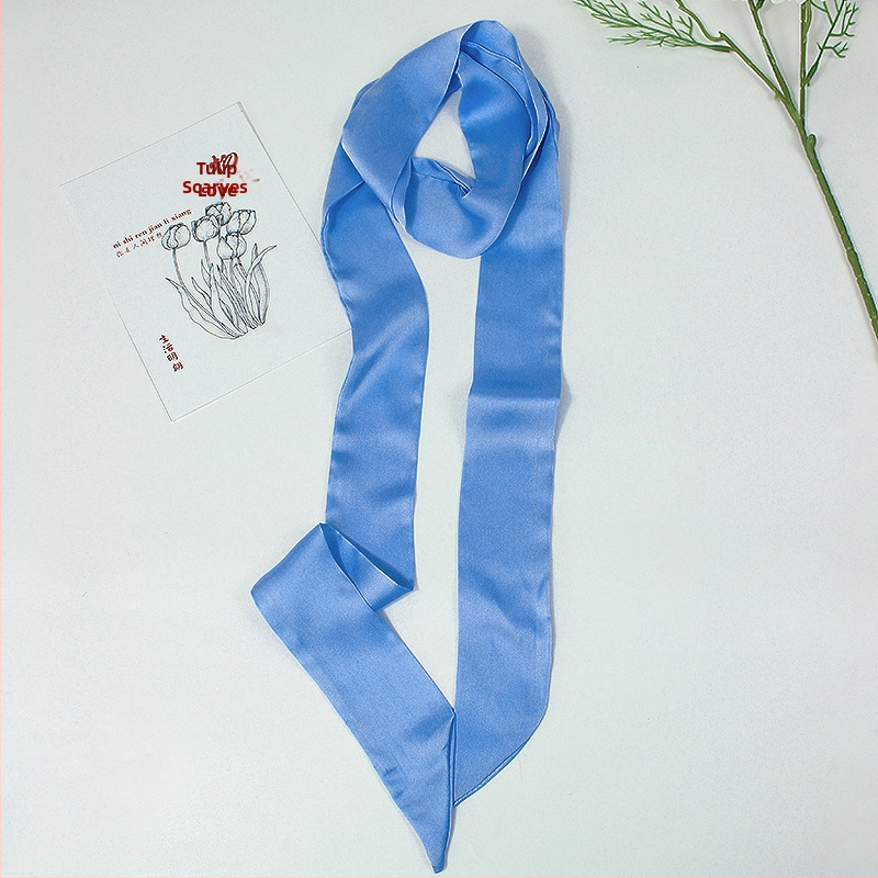 Αξεσουάρ κεφαλής Mo butterfly από σατέν ύφασμα που μοιάζει με μετάξι, λαστιχάκι μαλλιών με γεωμετρικό σχήμα, FD-32, απλό στυλ, Φθινοπωρο 2021