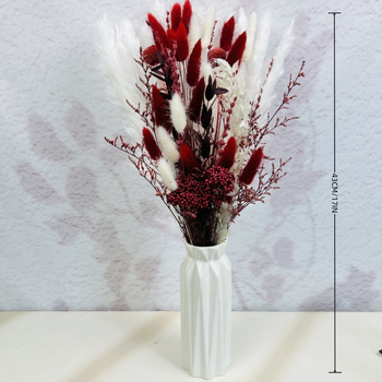 Μπουκέτο αποξηραμένων λουλουδιών για διακόσμηση σαλονιού, αιώνια λουλούδια, μάρκα selcis, έτοιμο για δώρο, IP εξουσιοδότηση