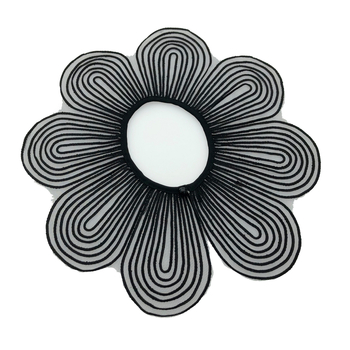 Σάλι με γεωμετρικό μοτίβο, πολυεστερική κλωστή, επένδυση πολυεστέρα, στυλ Ιαπωνία και Νότια Κορέα, Καλοκαίρι 2022