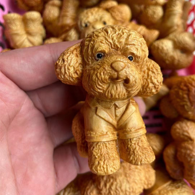 Ξύλινο άλογο για γραφείο – κυπάρισσο ξύλο, μοντέρνος μινιμαλιστικός γλυπτός, λείανση, δώρο γενεθλίων